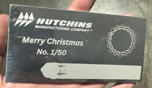 Load image into Gallery viewer, Hutchins Laser Engraved Aluminum Christmas Gift Card
